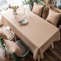 Nordic Style Pastoral Tablecloth Anti-skid Anti-collision Table Cloth Home Decoration Wedding Party Picnic Table Covers