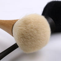 1PCS Wood Grain Small Waist Makeup Brush Loose Powder Brush Multi-Function Bamboo Pattern Soft Elastic Beauty Tool