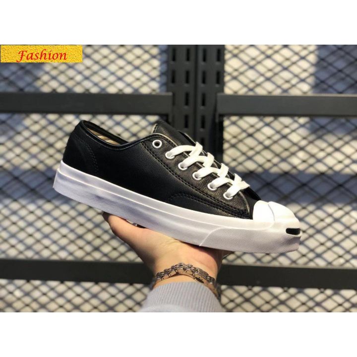 Wsu2 Converse Jack Purcell Jack Purcell leather surface black casual ...