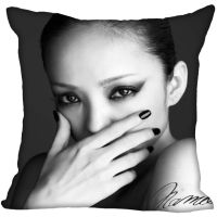 Yingke นักร้องญี่ปุ่น Namie Amuro ปลอกหมอนหมอนตกแต่งบ้านปกปลอกหมอนมีซิปมองไม่เห็น40X40 45x45cm