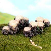 DIY Mini Tree Stump Bridge ตกแต่งภูมิทัศน์ Micro สายเรซิ่นรุ่น Fairy Garden Miniatures บ้านตุ๊กตา Terrarium Succulents 1 PC-ogfhdsd