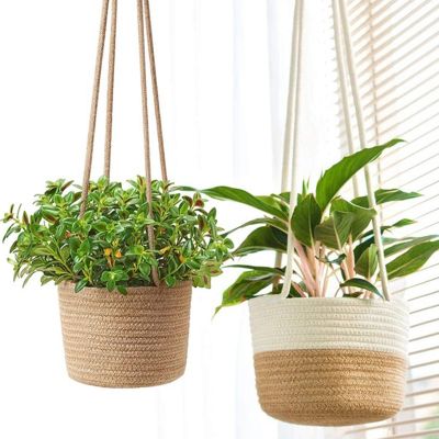 [Like Activities]เชือกฝ้ายแฮนด์เมด MacrameHanger/Pot Wall Hanging Woven Stings