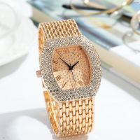 ⌚ นาฬิกาแฟชั่น⌚ The year of the tiger on new trend fashion all over sky star temperament ms Roman numerals time costly diamond quartz watch