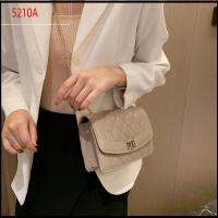 5210A ด้ายปักลาย กระเป๋า Crossbody โซ่ห่วงโซ่ หนังพียู กระเป๋าถือแบบถือ ง่ายๆ ครอสบอดี้ กระเป๋าสะพายไหล่แบบสั้น สำหรับผู้หญิง