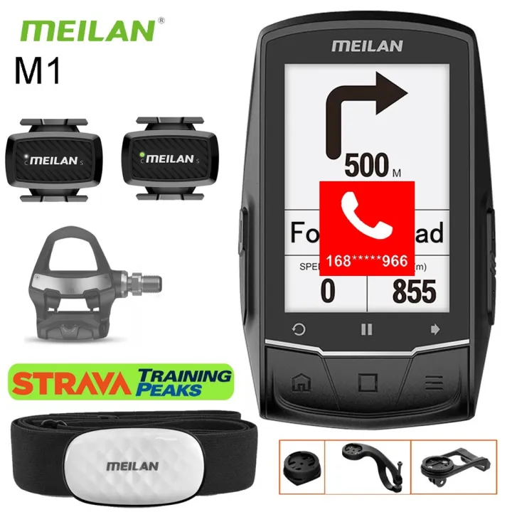 Meilan M1/M2 GPS Bicycle Computer Wireless Speedometer Navigation Bike