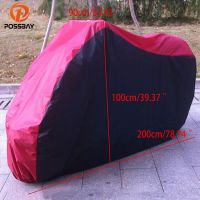 【LZ】 Motorcycle Cover Black Red Design Waterproof Motorcycle Cover Dust Rain Snow UV Protector Raincoat Indoor Outdoor Accessories