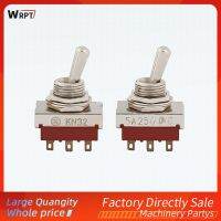 Factory direct high-quality toggle switch rocker switch KN32 six-pin two-speed AC 250V 5A 6-pin two-speed 12MM Electrical Circuitry  Parts