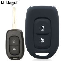 Kirtlandi 2 Button Silicone Remote Key Fob Case Cover for Renault Dacia Duster Sandero Stepway Laguna Scenic Master Logan 2020