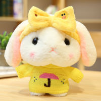 30cm Kawaii Rabbit Plush Toys Cosplay Soft Stuffed Animals Dress Up Bunny Dolls Cartoon Animals Pillow Birthday Gift for Kids