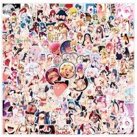 10/30/50/100/150pcs Sexy Girls Anime Stickers Waifu Hentai Stickers Laptop Skateboard Car Luggage Motorcycle Waterproof Decals Stickers Labels