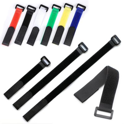 Reusable Nylon Reverse Buckle Velcro Hook-and-loop Buckle Cable Tie Velcro Cable Tie Sticky Thread Finishing Strapping