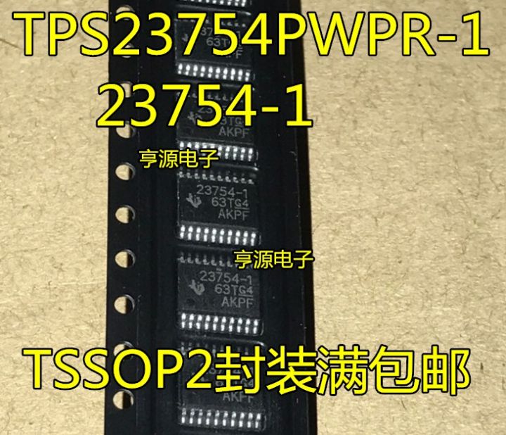 TPS23754PWPR-1ของแท้ดั้งเดิม TSSOP-20 23754-1ชิปตัวควบคุมอีเธอร์เน็ต