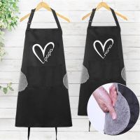 Cooking Baking Aprons Waterproof Oil-proof Kitchen Apron Restaurant Sleeveless Aprons Daddy Mom Kids Household Cleaning Tools Aprons