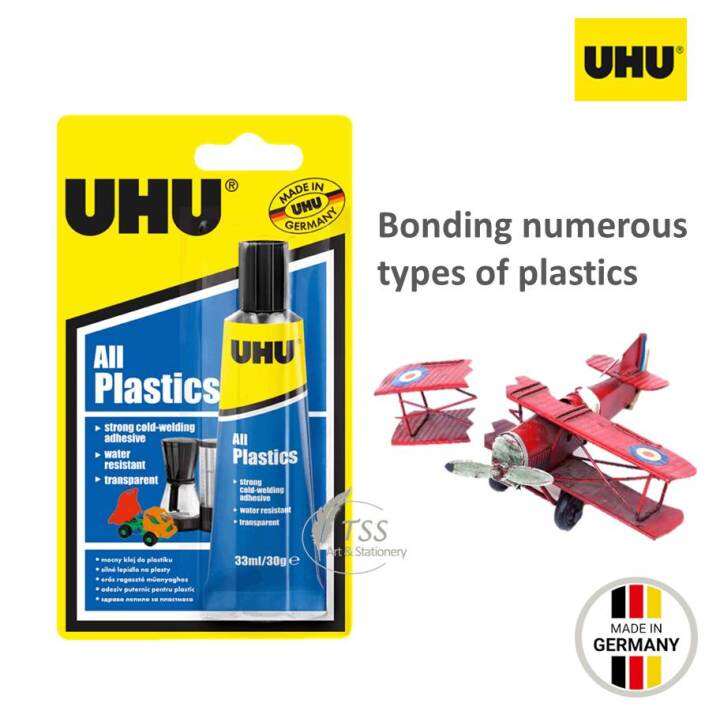 UHU All Plastic Adhesive / Bonding Glue 33ml Model building glue Lazada