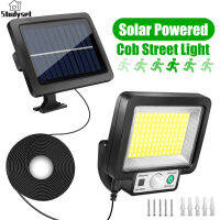 Studyset ในสต็อก117COB Lampu Solar Dinding กลางแจ้งพลังงานแสงอาทิตย์ IP65กันน้ำ3โหมดโคมไฟติดผนังสำหรับโคมไฟดอกไม้ลานบ้านระเบียงในสวน