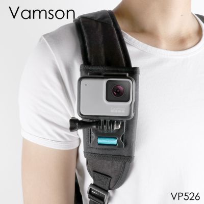 for Gopro 8 7 6 5 session Accessories Backpack Clip 360 Degree Rotatable Fixed Bracket Base for DJI OSMO for Yi 4K VP526