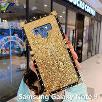 JieFie เคส TPU แบบนิ่มสี่เหลี่ยมหนังแฟชั่นเคสโทรศัพท์กากเพชรหรูหราสำหรับ Samsung Galaxy Note 9 / Note 10 / Note 10/เคสครอบปกป้อง