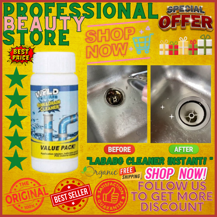 ORIGINAL WILD TORNADO POWERFUL SINK & DRAIN CLEANER HIGH EFFICIENCY