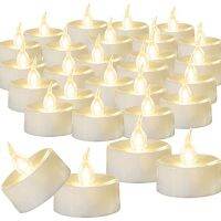 LED Candle Flameless 12 Pack Flickering Bright Tea Lights Velas Decorativas Hogar Small Electric Fake Candles Kerzen