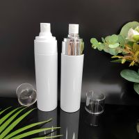 10/20pcs 100/120/130/150ml Empty Perfume Spray Bottle White Plastic Pot Makeup Portable Travel Cans Cosmetic Packaging Container