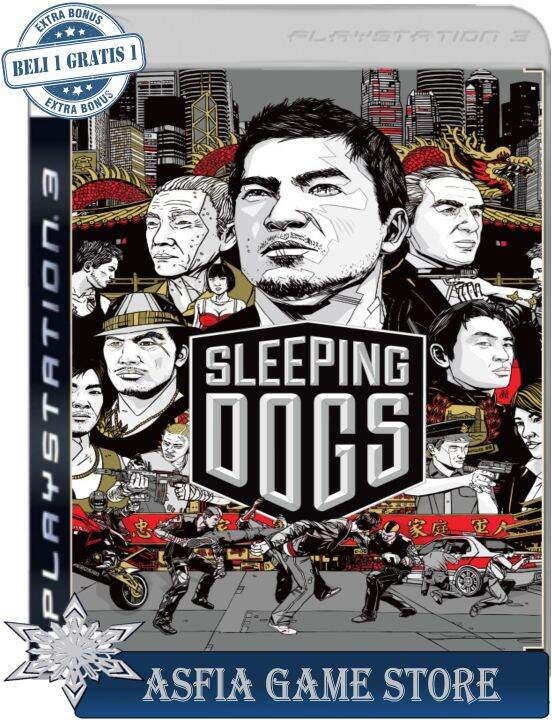 SLEEPING DOGS DVD Kaset Game PS3 PKG CFW HEN MULTIMAN Lazada Indonesia
