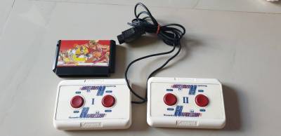 ชุดจอยแข่งเกมส์กีฬา จอยวิ่งแข่งของเครื่องเกมส์ Famicom มีตลับเกมส์+จอยให้ครับ