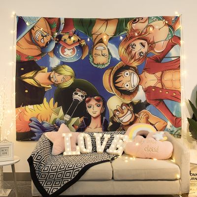 Luffy One Piece Series Decorative Tapestry Living Room Bedroom Background Cloth Wall Decoration Wall Hanging Tapestry