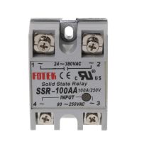 โมดูลโซลิดสเตทรีเลย์100a Ssr-100aa 24V-380V ตัวควบคุมอุณหภูมิ