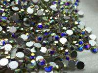 Lian Flat back non hot fix, Size:16 (3.5mm), Color: Crystal AB, Emerald, Light Siam, Sapphire. 200Pcs