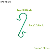 [HAOWEILAI] เครื่องประดับคริสต์มาส100ชิ้นที่ใส่ตะขอรูปตัวเอสโลหะจี้รูปต้นคริสต์มาสลูกบอลห้อยตกแต่งบ้าน Navidad ปีใหม่