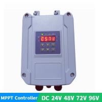 Solar Water Pump MPPT Controller DC 24V 48V 72V 96V Photovoltaic Water Pump Controller Submersible Deep Well Pump Regulator Valves