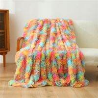 [High-end blanket] Selimut Ganda ผ้ากำมะหยี่ย้อมสีสำหรับโซฟาผ้าฝ้ายนุ่มผ้าห่ม Coperta Matrimoniale Cozy จีน