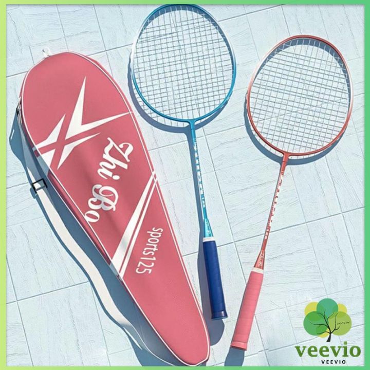 ไม้แบดมินตัน-sportsน-125-อุปกรณ์กีฬา-ไม้แบตมินตัน-พร้อมกระเป๋าพกพา-badminton-racket-สปอตสินค้า-veevio