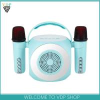 Compact Bluetooth Speaker with Microphone Wireless  Portable Karaoke Audio Set