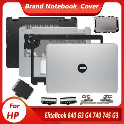 New For HP EliteBook 745 840 G3 LCD Back Cover Front Bezel Palmrest Bottom Case Hinges Touchpad Network RJ45 Cover 821161-001