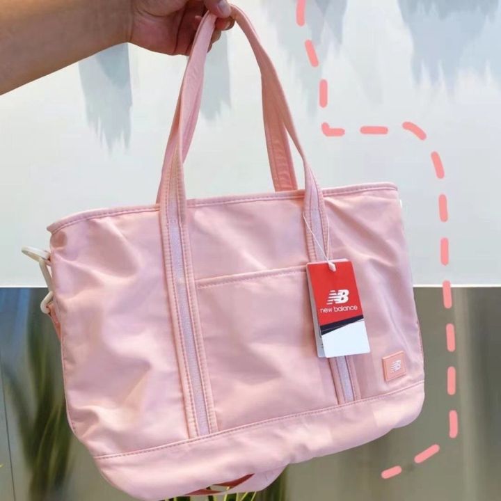 ๑-new-nb-tote-bag-fashion-shoulder-bag-womens-sports-leisure-large-capacity-handbag-student-computer-bag-travel-bag