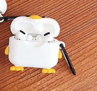 กระเป๋าใส่หูฟังบลูทูธรูปเป็ดน่ารักสำหรับ Apple AirPods Pro