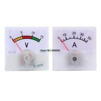 91c16กระแสไฟฟ้า Dc เมตร-แรงดันไฟฟ้า Dc Ac เมตร30V 15V 50V 30a 50a แผงมิเตอร์เชิงกล40*40*25มม