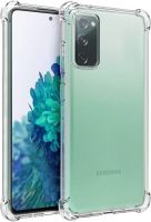 ฝาครอบที่ถือโทรศัพท์มือถือยืดหยุ่นดูดซับแรงกระแทกสำหรับ Galaxy S20 FE 5G เคสโปร่งใสรองรับแรงกระแทก TPU สำหรับ Samsung Galaxy S20 FE 5G (ใส)