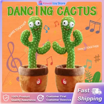 Dancing Cactus Plush Toy Dancing Cactus Plush Animals Wiggling Shake 120  Songs