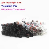 Wholesale 10/50 pairs 2pin 3pin 4pin 5pin Waterproof IP68 Cable Male to Femaleled Connector for LED Strips Light