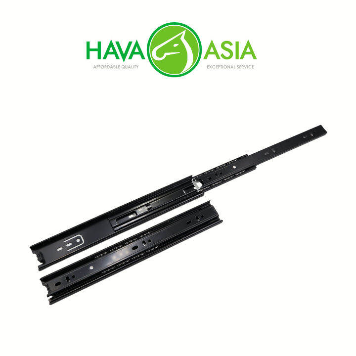 HavaAsia Full Extension Heavy Duty Ball Bearing Drawer Guide 10"22