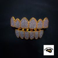 GRILLZ GOLD DIAMOND คลอบฟันสำเร็จรูป Teeth grillz Grillz