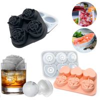 【cw】 1/4/6 Hole Or Mold Wine Down Maker Reusable Cubes Tray for Freezer