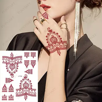 Vector Illustration Of Mehndi Ornament Traditional Indian Style Ornamental  Floral Elements For Henna Tattoo Stickers Mehndi And Yoga Design Cards And  Prints Abstract Floral Vector Illustration Stock Illustration  Download  Image Now 