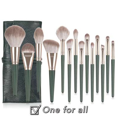 [พร้อมส่ง] (เกรดA)แปรงแต่งหน้า H32 brush set เซต14ชิ้น แปรงปัดแก้ม แปรงไฮไลท์ แปลงแต่งหน้า Make up brush fancy(สีแปรงคลาสสิคมากๆ)