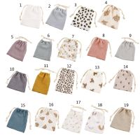 【CC】 Cartoon Cotton Baby String Diaper Storage bag Stackers nipple Nappy Organizer Accessory