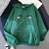 Tensei ara Slime Datta Ken Anime Men Hoodies Slime Sweatshirts Casual Oversized Clothing Loose Hoodie Hoodie Crewneck Hoody Size XS-4XL