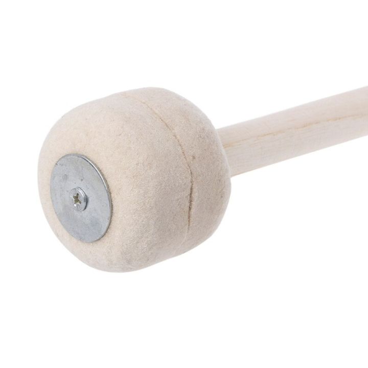 worth-buy-1pc-timpani-mallets-precussion-drumsticks-soft-felt-head-wood-handle-percussion-อุปกรณ์เสริมอะไหล่ไม้สำหรับกลอง