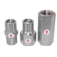 1/4" 1/2“ BSP Male Female Thread 304 Stainless Steel Sanitary Check Valve One Way Non-return Valve